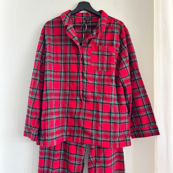 Talbots Holiday Christmas Matching PJ Set Size XL - Picture 1 of 6
